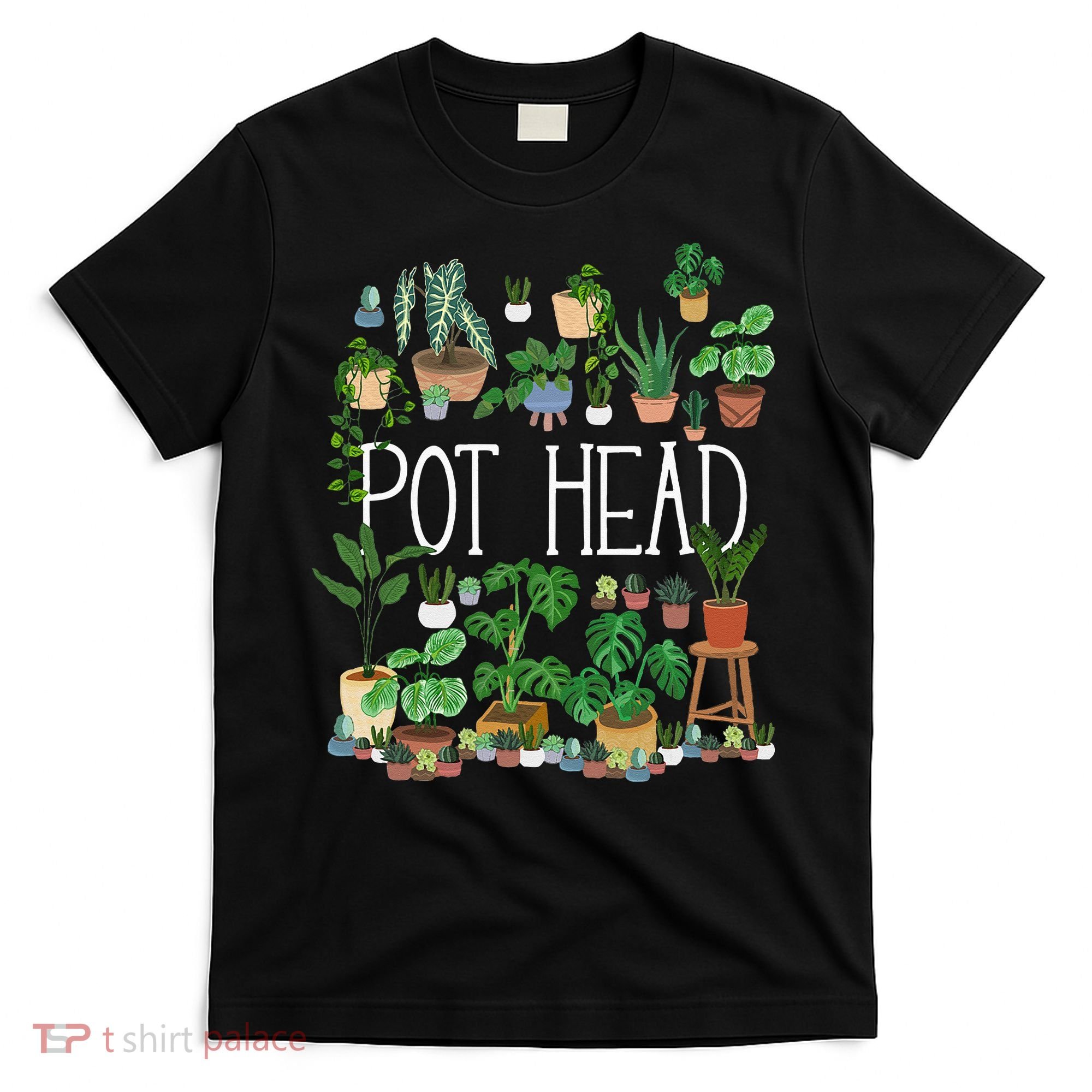 Gardening Potted Plant Lover Pot Head Gardener Garden T-Shirt