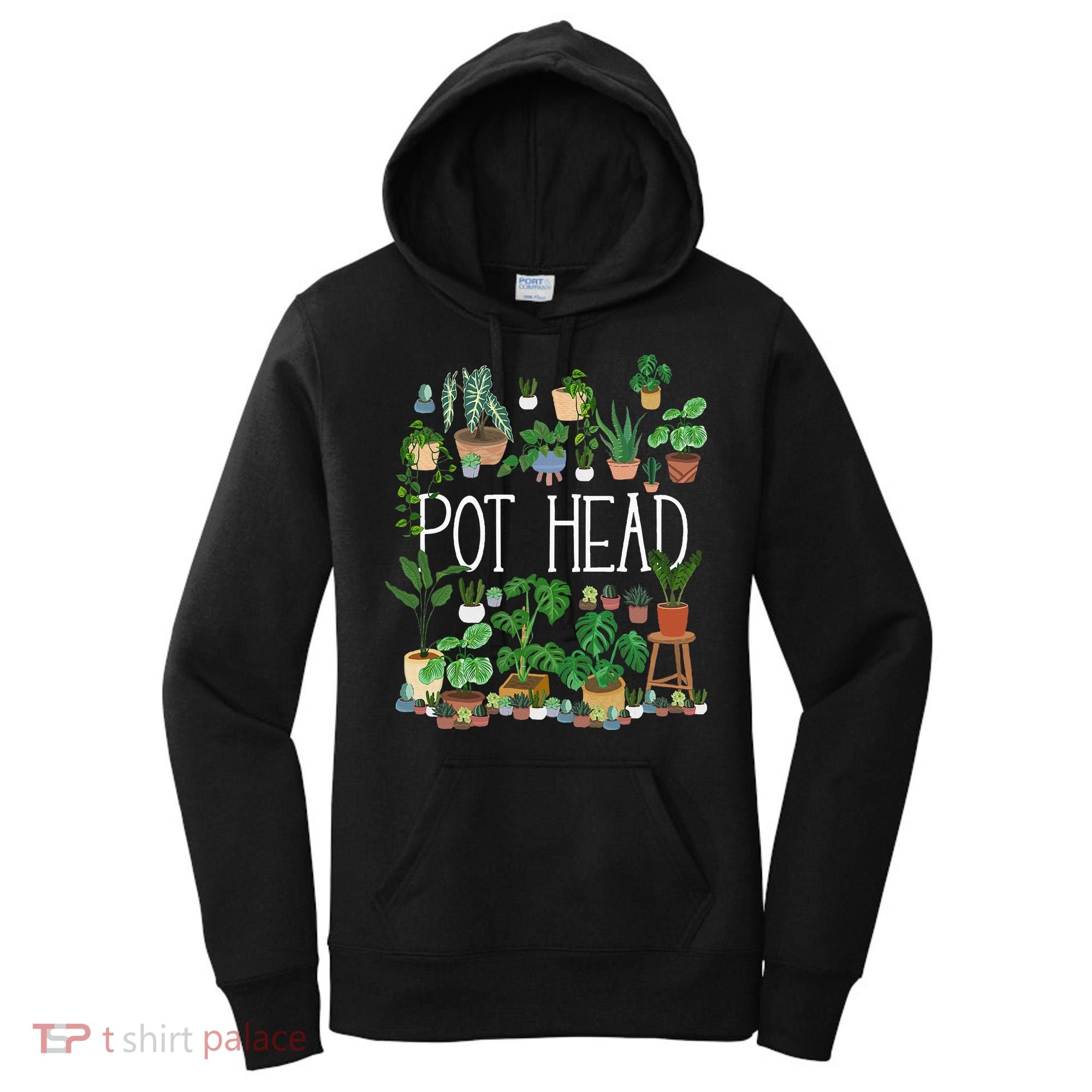 Gardening Potted Plant Lover Pot Head Gardener Garden Women's Hoodie
