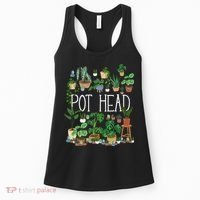 Gardening Potted Plant Lover Pot Head Gardener Garden Women's Tank Top thumb 0