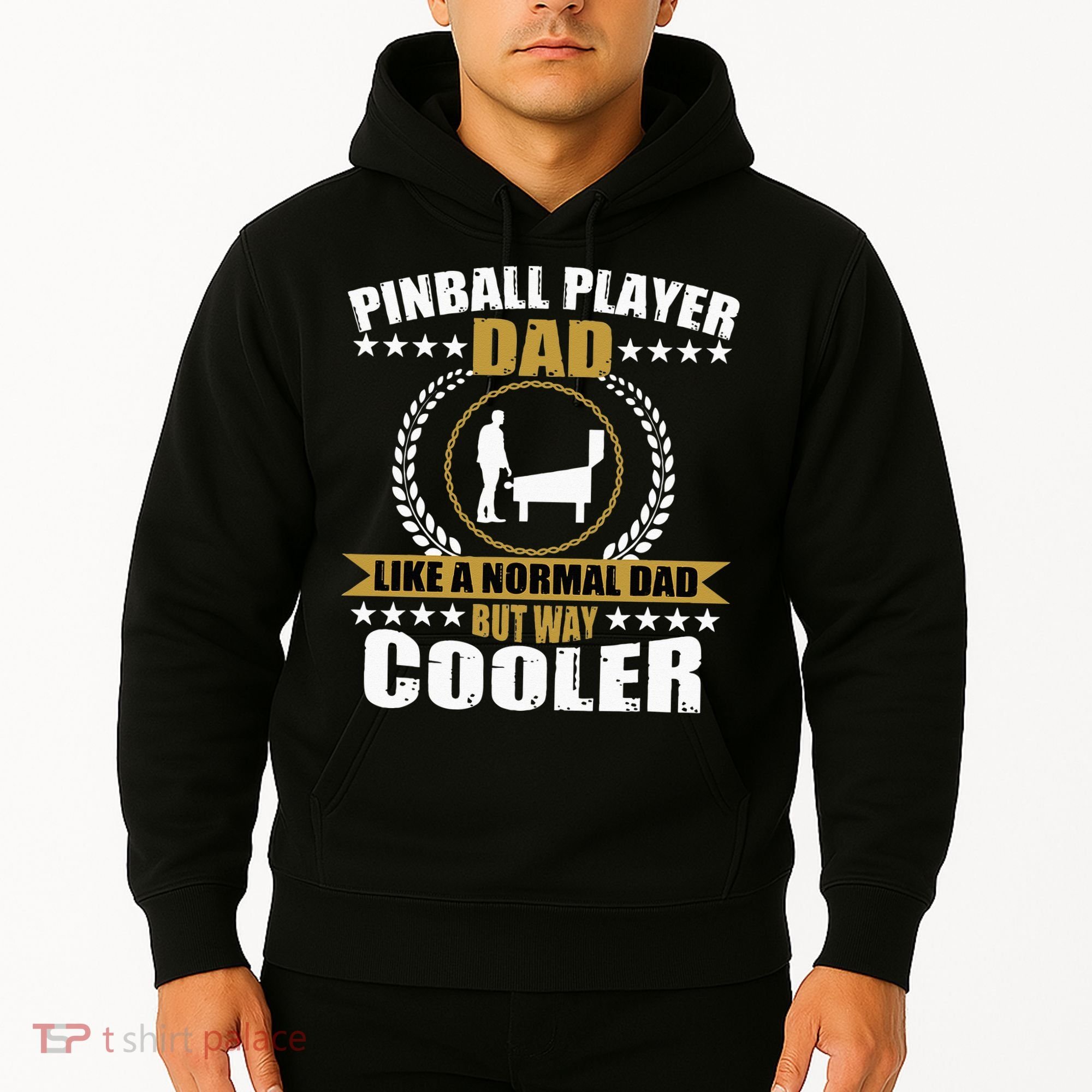 Great Pinball Player Dad Game Pinball Hoodie