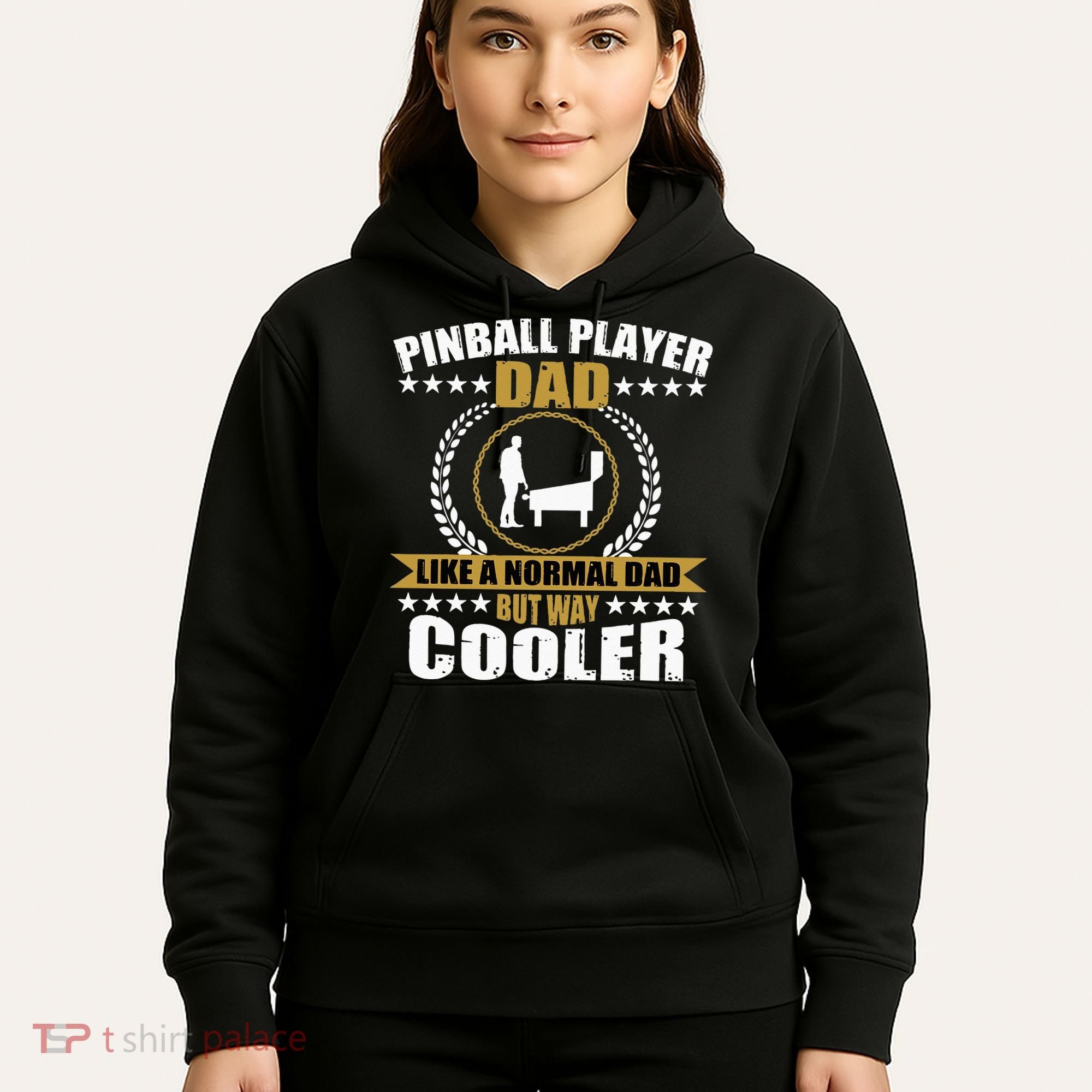 Great Pinball Player Dad Game Pinball Hoodie