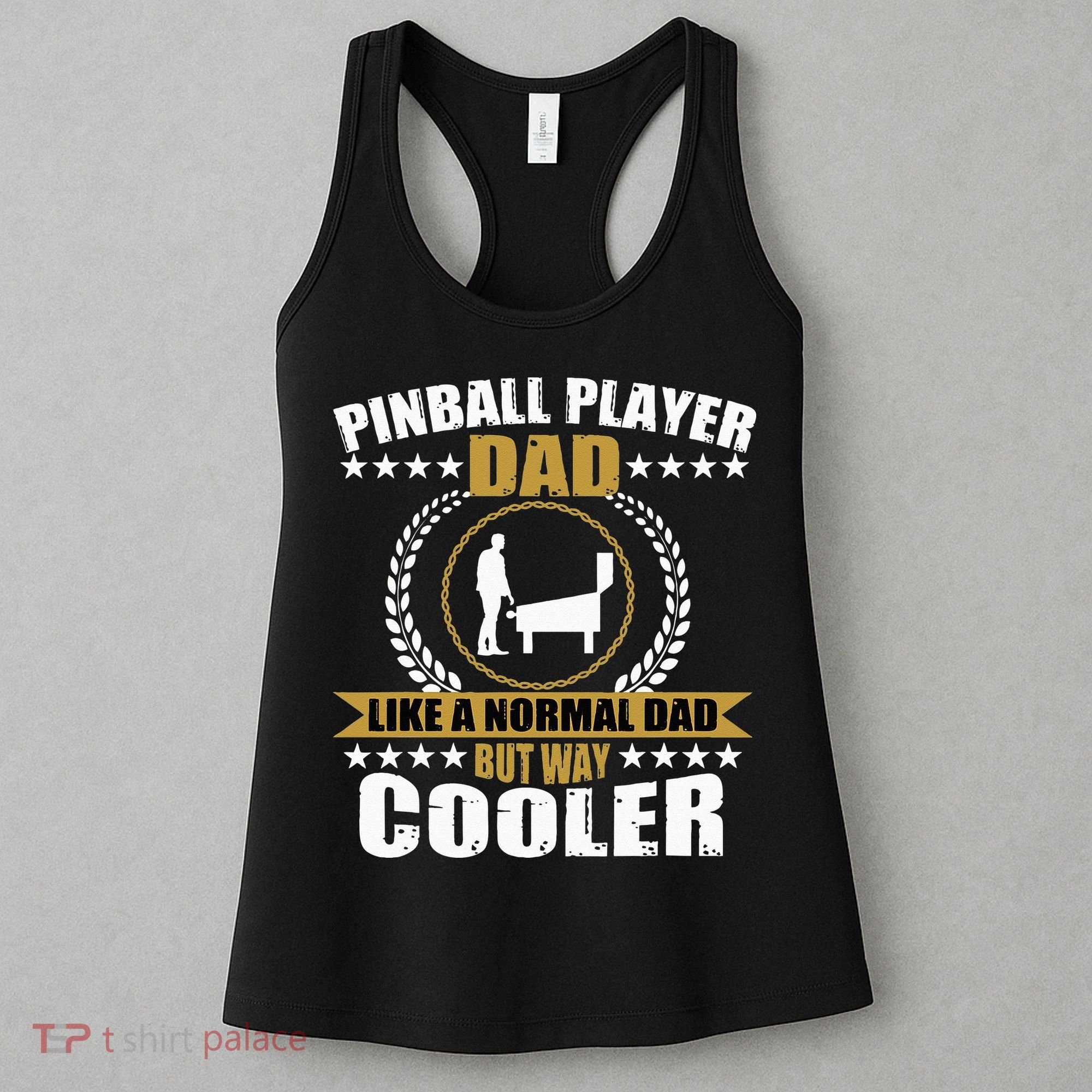 Great Pinball Player Dad Game Pinball Women's Tank Top