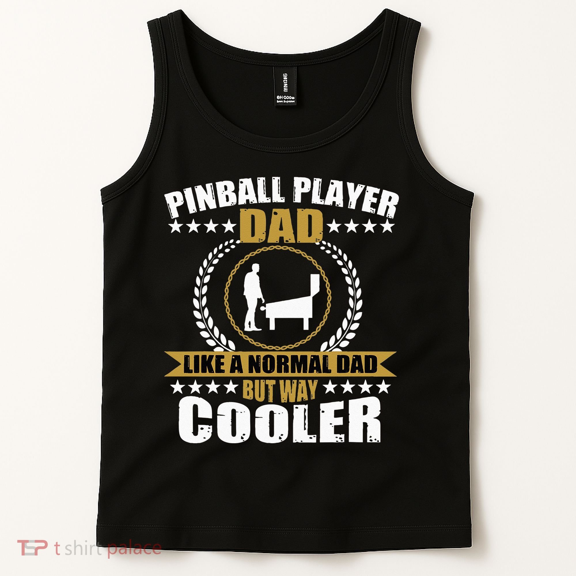 Great Pinball Player Dad Game Pinball Tank Top