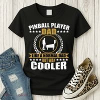Great Pinball Player Dad Game Pinball Women's T-Shirt thumb 3