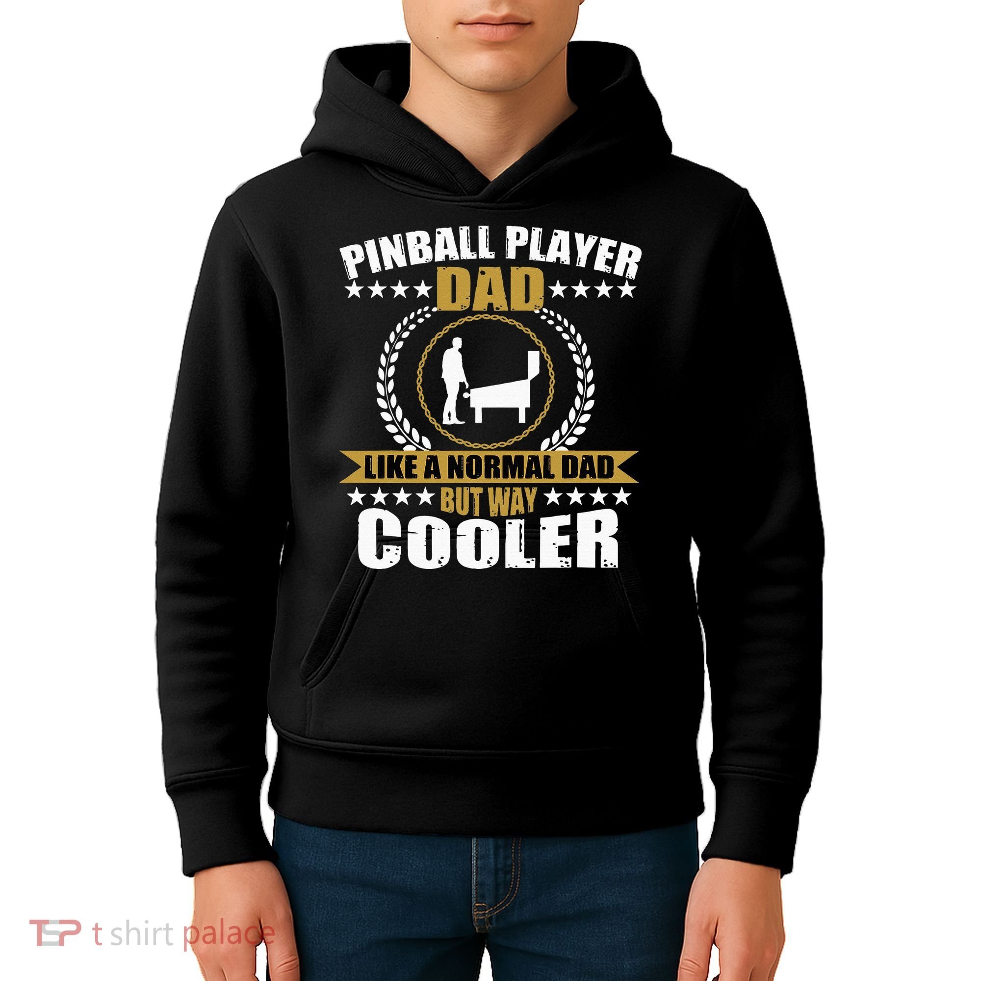 Great Pinball Player Dad Game Pinball Kids Hoodie