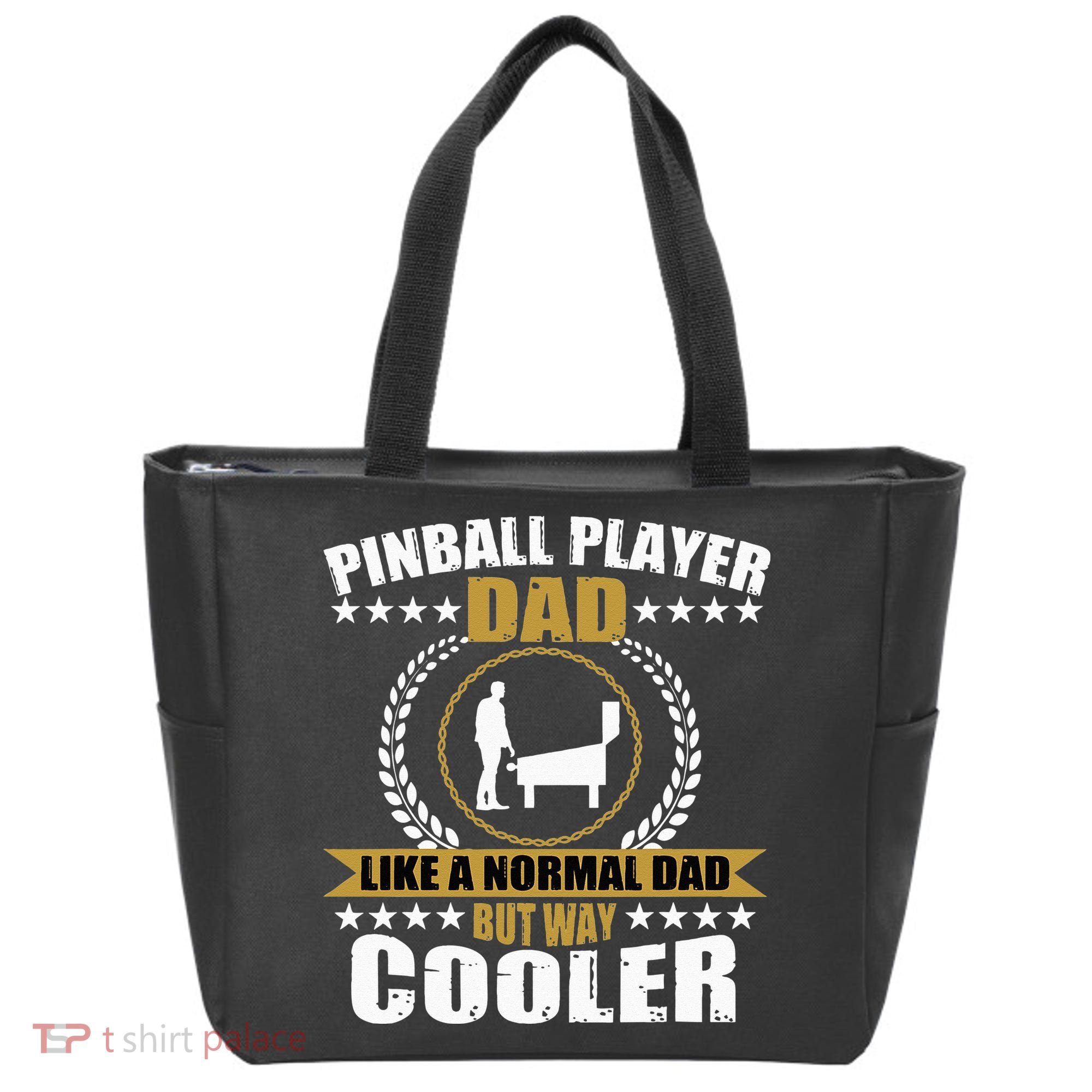 Great Pinball Player Dad Game Pinball Tote Bag