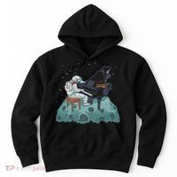 Grand Piano Pianist Gift Astronaut Music Piano Hoodie thumb 0