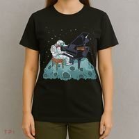 Grand Piano Pianist Gift Astronaut Music Piano T-Shirt thumb 4