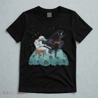 Grand Piano Pianist Gift Astronaut Music Piano T-Shirt thumb 5