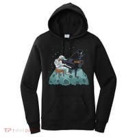 Grand Piano Pianist Gift Astronaut Music Piano Women's Hoodie thumb 0