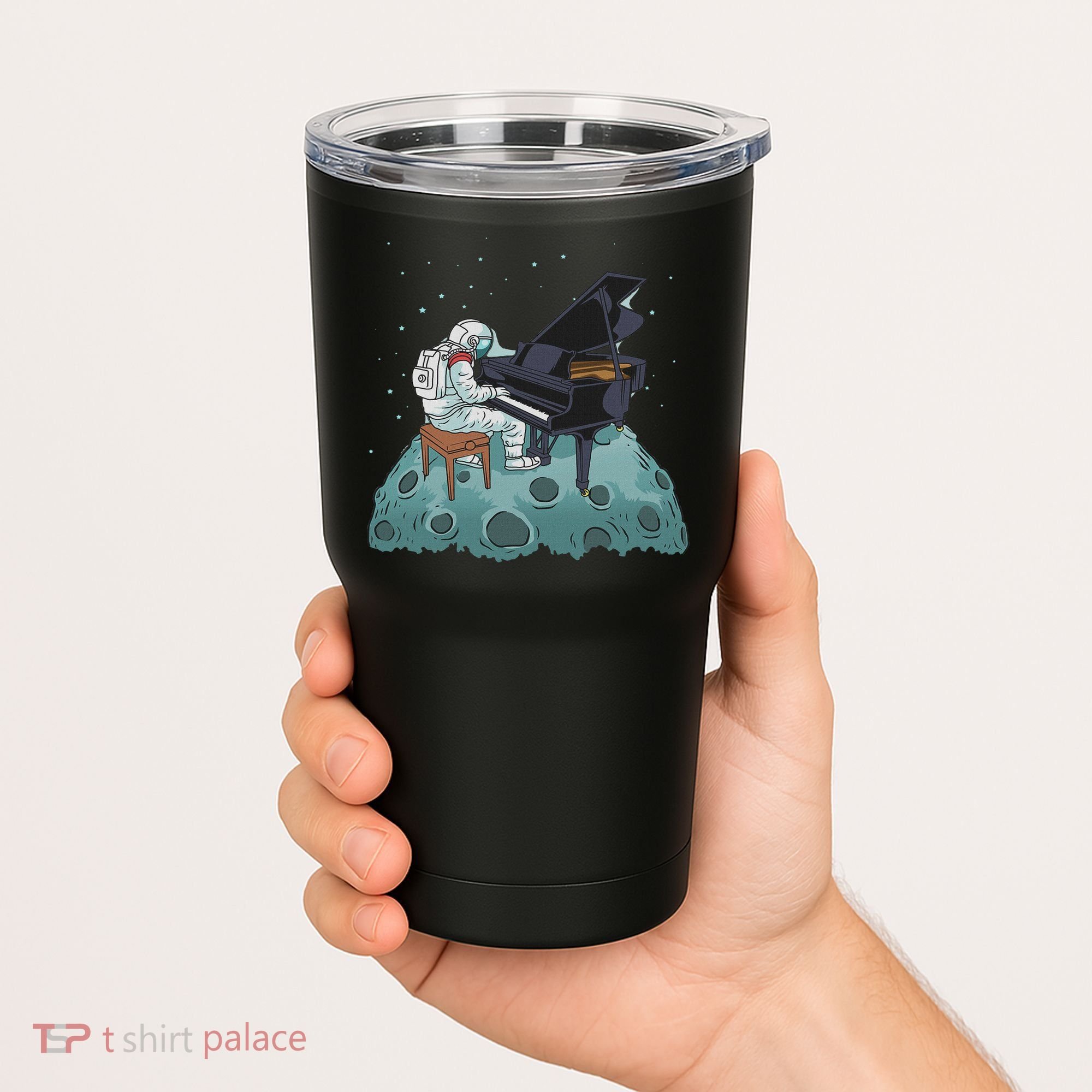 Grand Piano Pianist Gift Astronaut Music Piano Tumbler