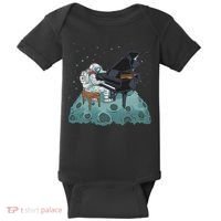 Grand Piano Pianist Gift Astronaut Music Piano Baby Bodysuit thumb 0