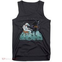 Grand Piano Pianist Gift Astronaut Music Piano Tank Top thumb 0