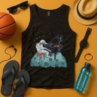 Grand Piano Pianist Gift Astronaut Music Piano Tank Top thumb 4
