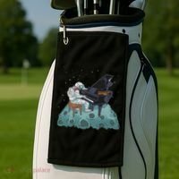 Grand Piano Pianist Gift Astronaut Music Piano Golf Towel thumb 2