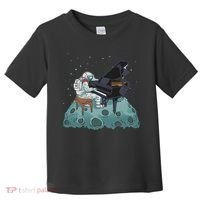 Grand Piano Pianist Gift Astronaut Music Piano Toddler T-Shirt thumb 0