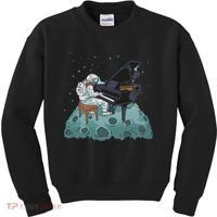 Grand Piano Pianist Gift Astronaut Music Piano Kids Sweatshirt thumb 0