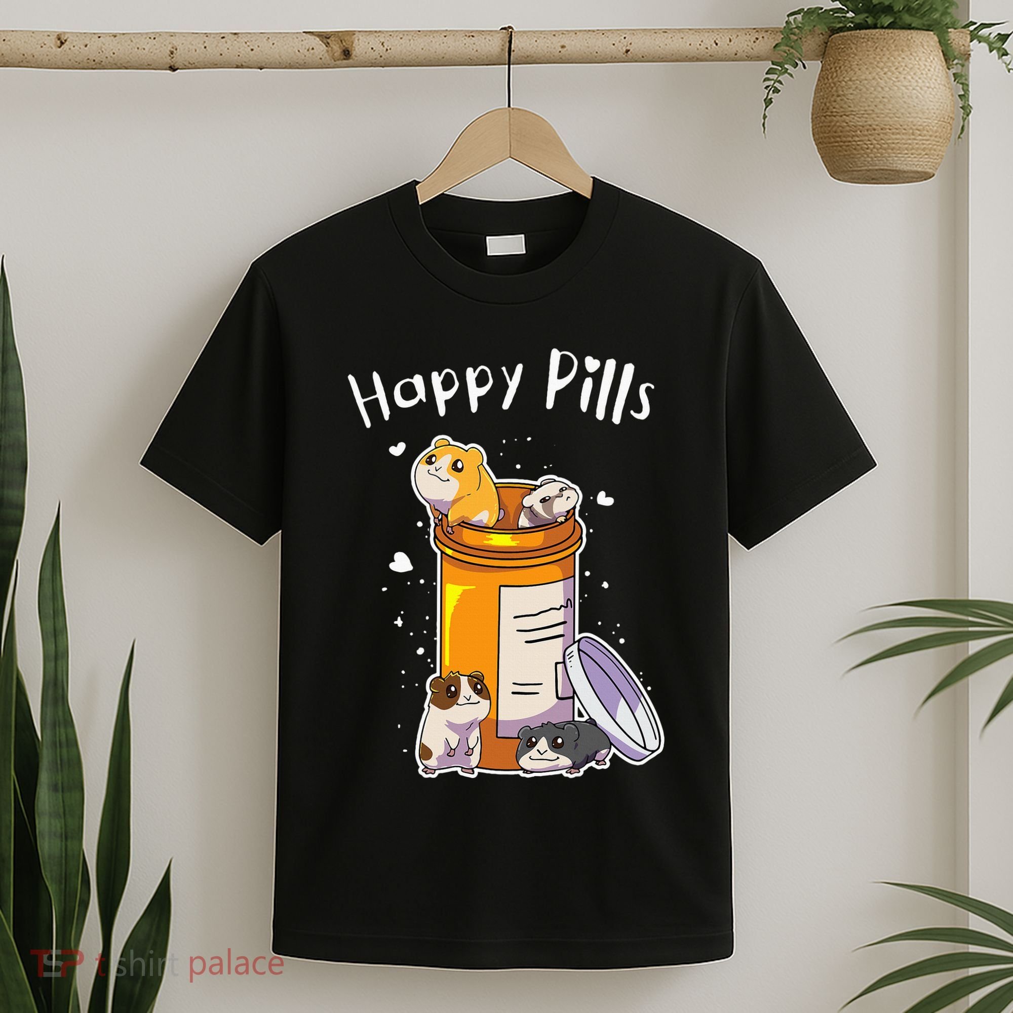 Guinea Pigs Pills Anime Cute Gift T-Shirt