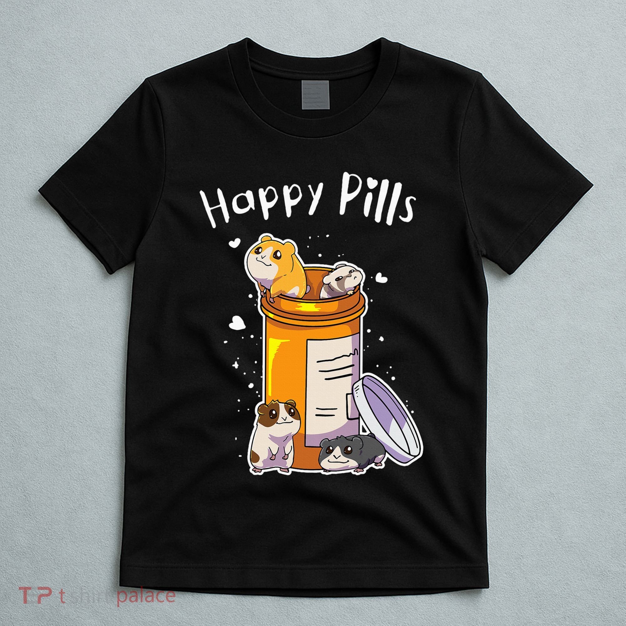 Guinea Pigs Pills Anime Cute Gift T-Shirt