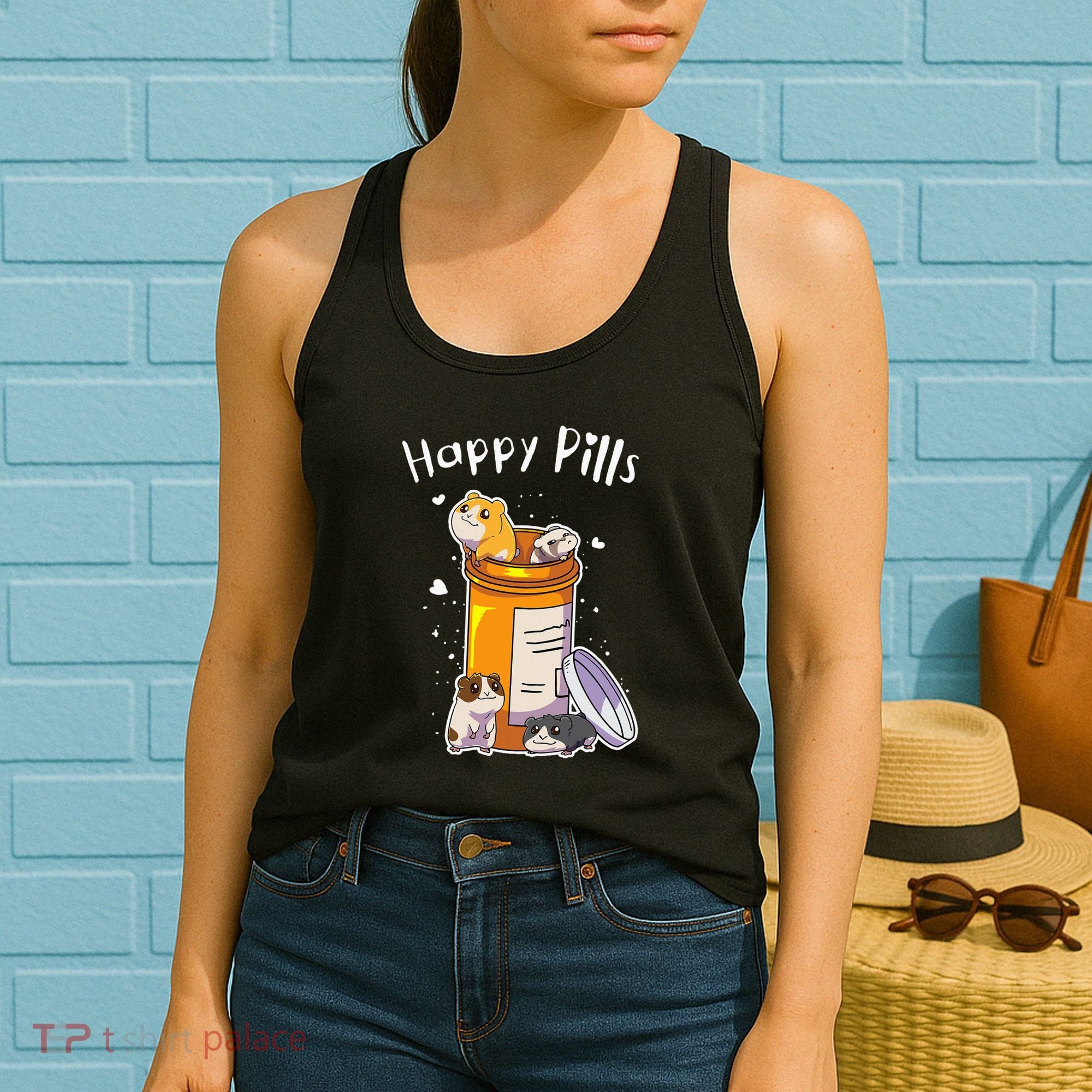 Guinea Pigs Pills Anime Cute Gift Women's Tank Top