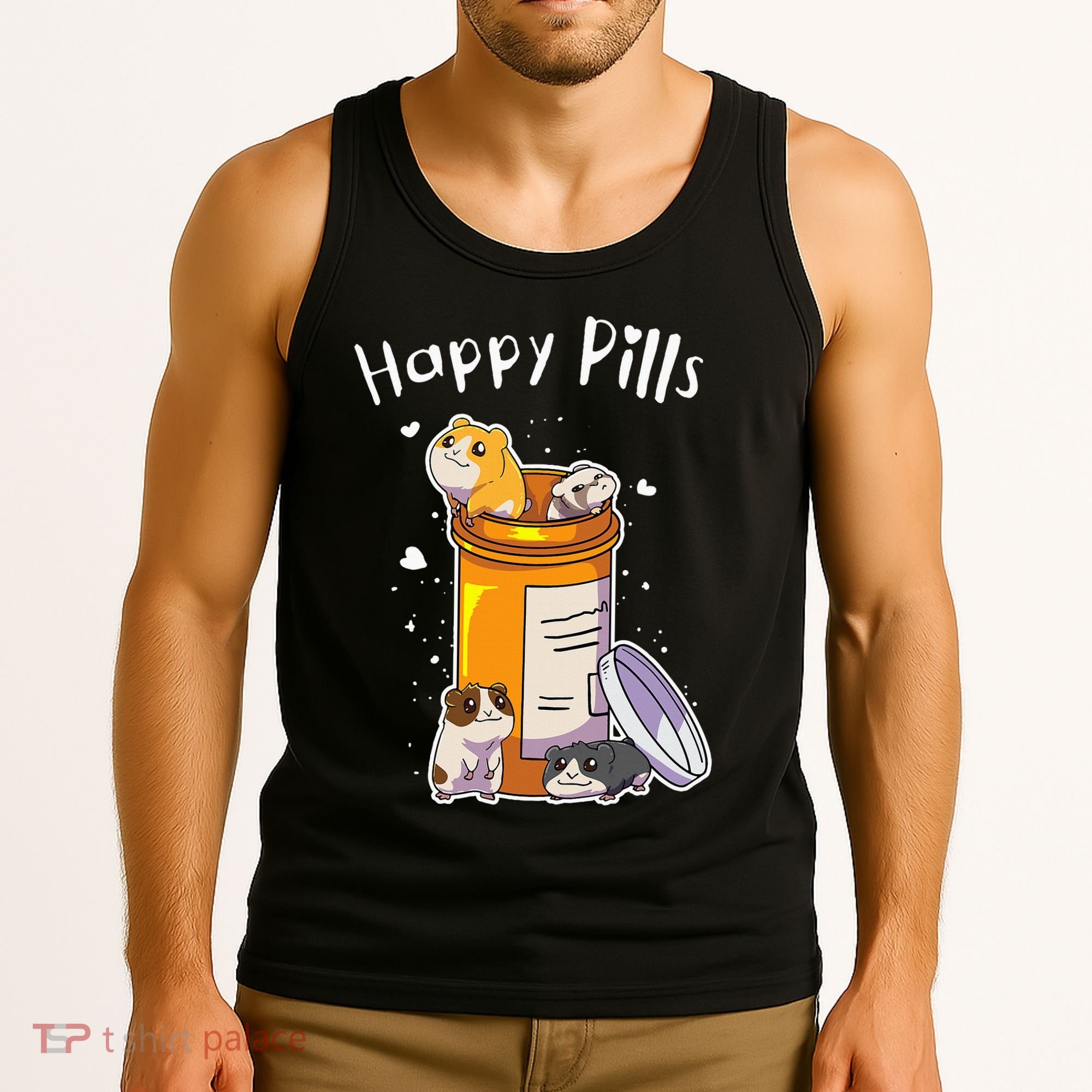 Guinea Pigs Pills Anime Cute Gift Tank Top