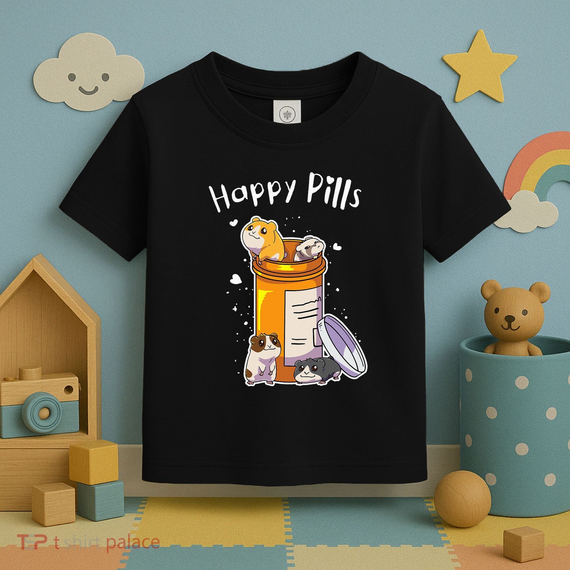 Guinea Pigs Pills Anime Cute Gift Toddler T-Shirt