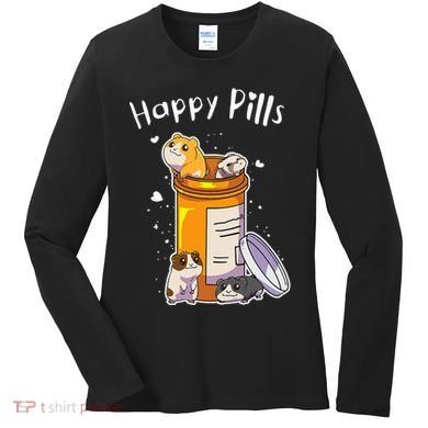 Guinea Pigs Pills Anime Cute Gift Women's Long Sleeve Shirt
