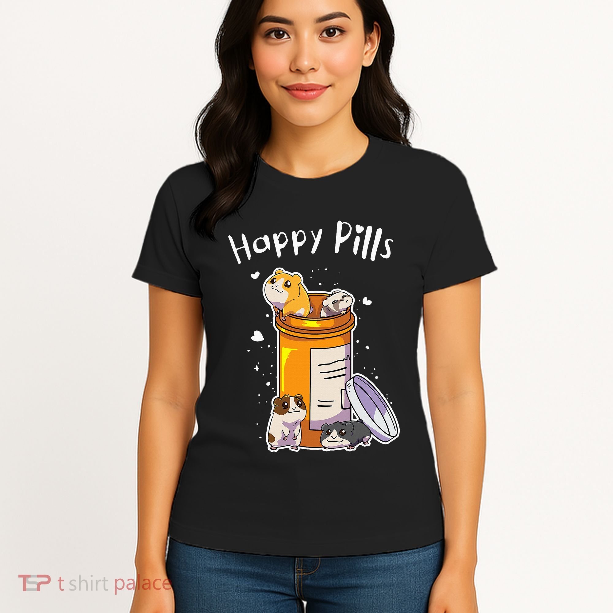 Guinea Pigs Pills Anime Cute Gift Women's T-Shirt