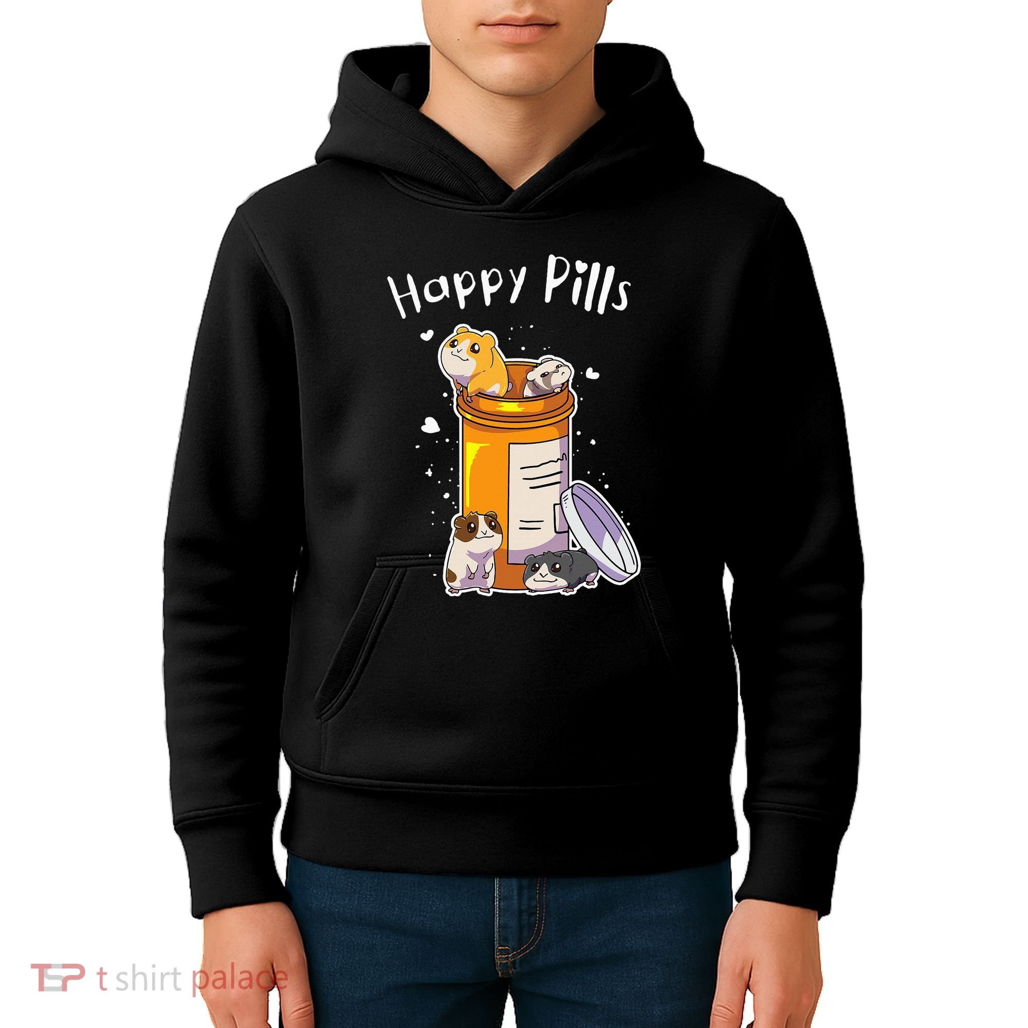 Guinea Pigs Pills Anime Cute Gift Kids Hoodie
