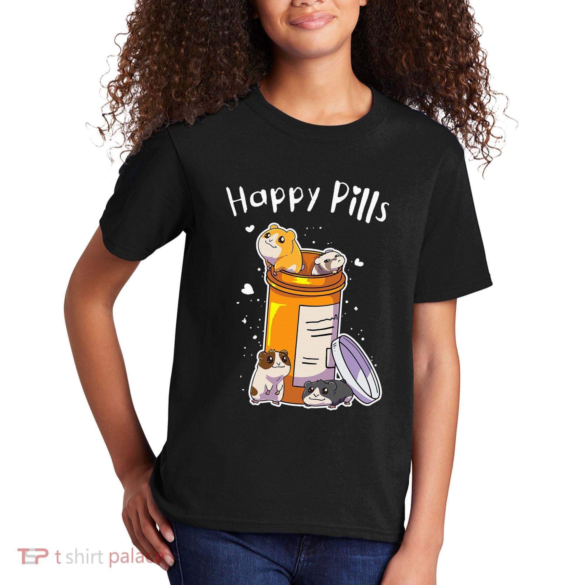 Guinea Pigs Pills Anime Cute Gift Kids T-Shirt