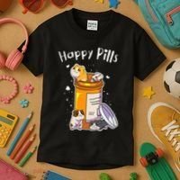 Guinea Pigs Pills Anime Cute Gift Kids T-Shirt thumb 3