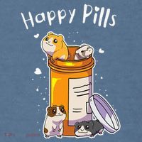 Guinea Pigs Pills Anime Cute Gift Comfort Colors Garment-Dyed Hooded Sweatshirt thumb 2
