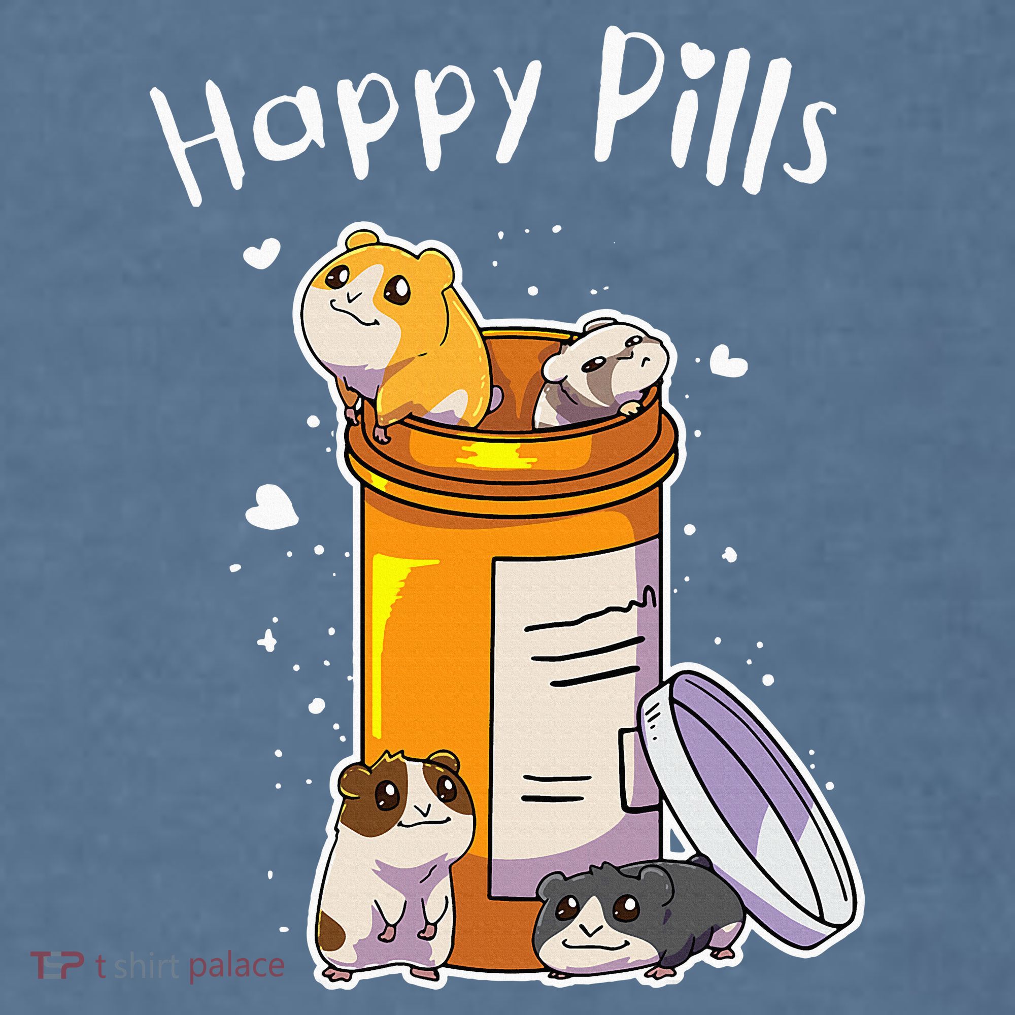 Guinea Pigs Pills Anime Cute Gift Comfort Colors Garment-Dyed Hooded Sweatshirt