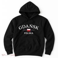 Gdansk Polska Polish Coordinates Hoodie thumb 0
