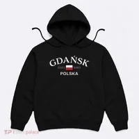 Gdansk Polska Polish Coordinates Hoodie thumb 0