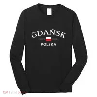 Gdansk Polska Polish Coordinates Long Sleeve Shirt thumb 0