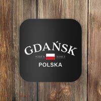Gdansk Polska Polish Coordinates Coaster thumb 0