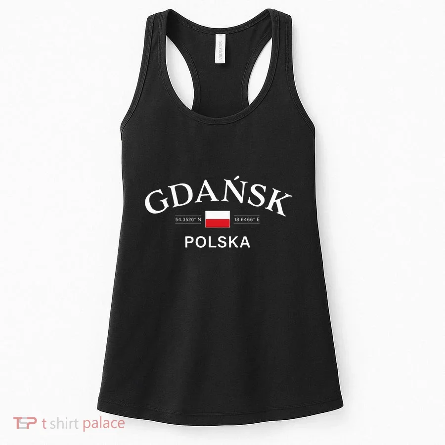 Gdansk Polska Polish Coordinates Women's Tank Top