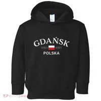 Gdansk Polska Polish Coordinates Toddler Hoodie thumb 0