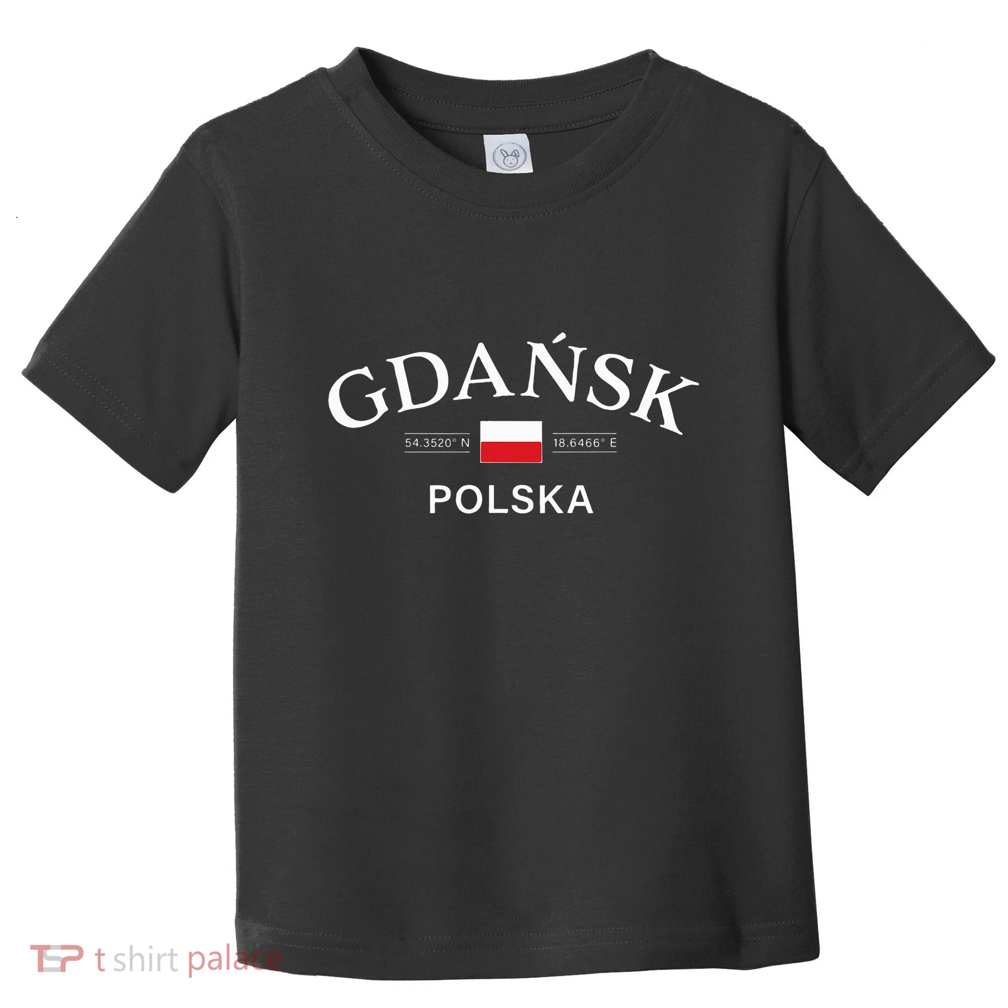 Gdansk Polska Polish Coordinates Toddler T-Shirt