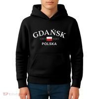 Gdansk Polska Polish Coordinates Kids Hoodie thumb 4