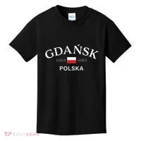 Gdansk Polska Polish Coordinates Kids T-Shirt thumb 0