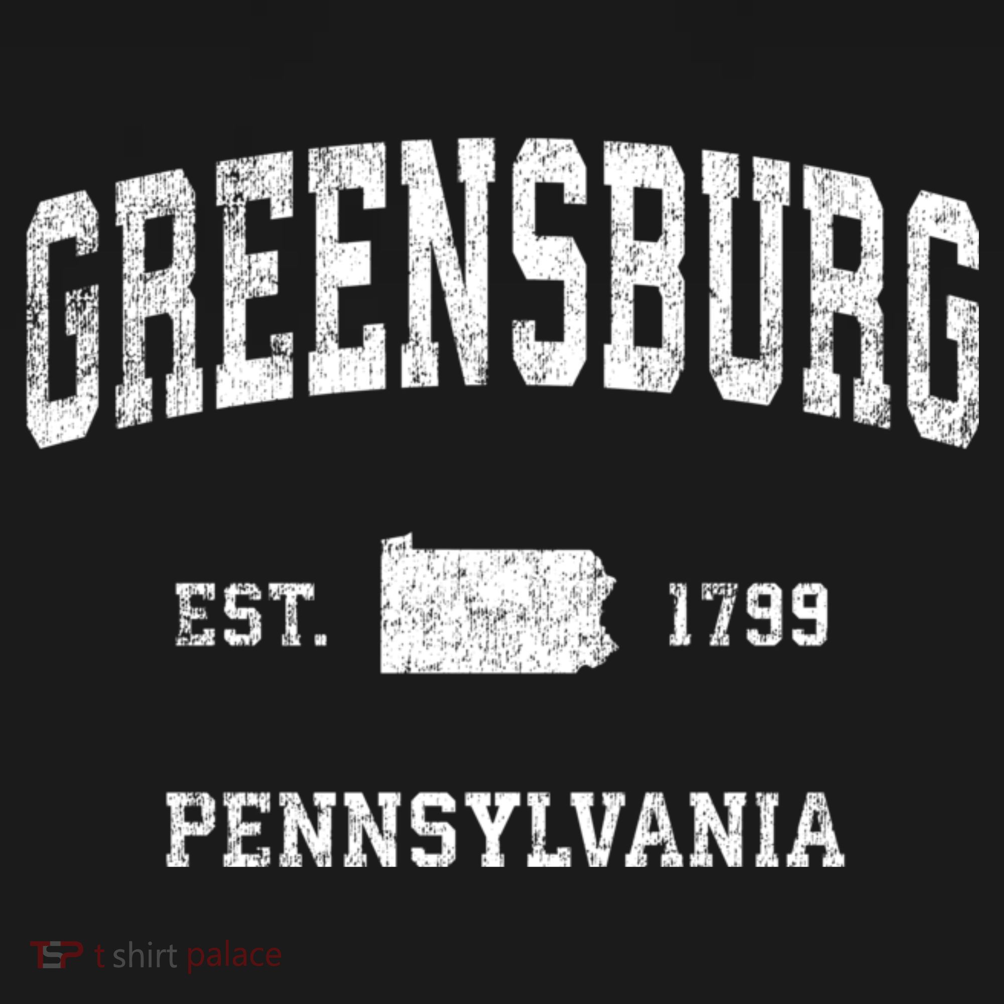 Greensburg Pennsylvania Pa Vintage Sports T-Shirt