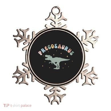 Groovy Pregosaurus Pregnancy Announcet Expecting Mom Gift Ornament