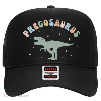 Groovy Pregosaurus Pregnancy Announcet Expecting Mom Gift Hat