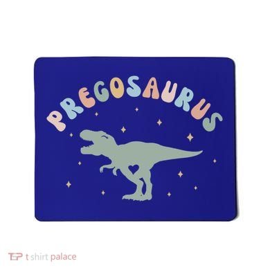 Groovy Pregosaurus Pregnancy Announcet Expecting Mom Gift Mousepad