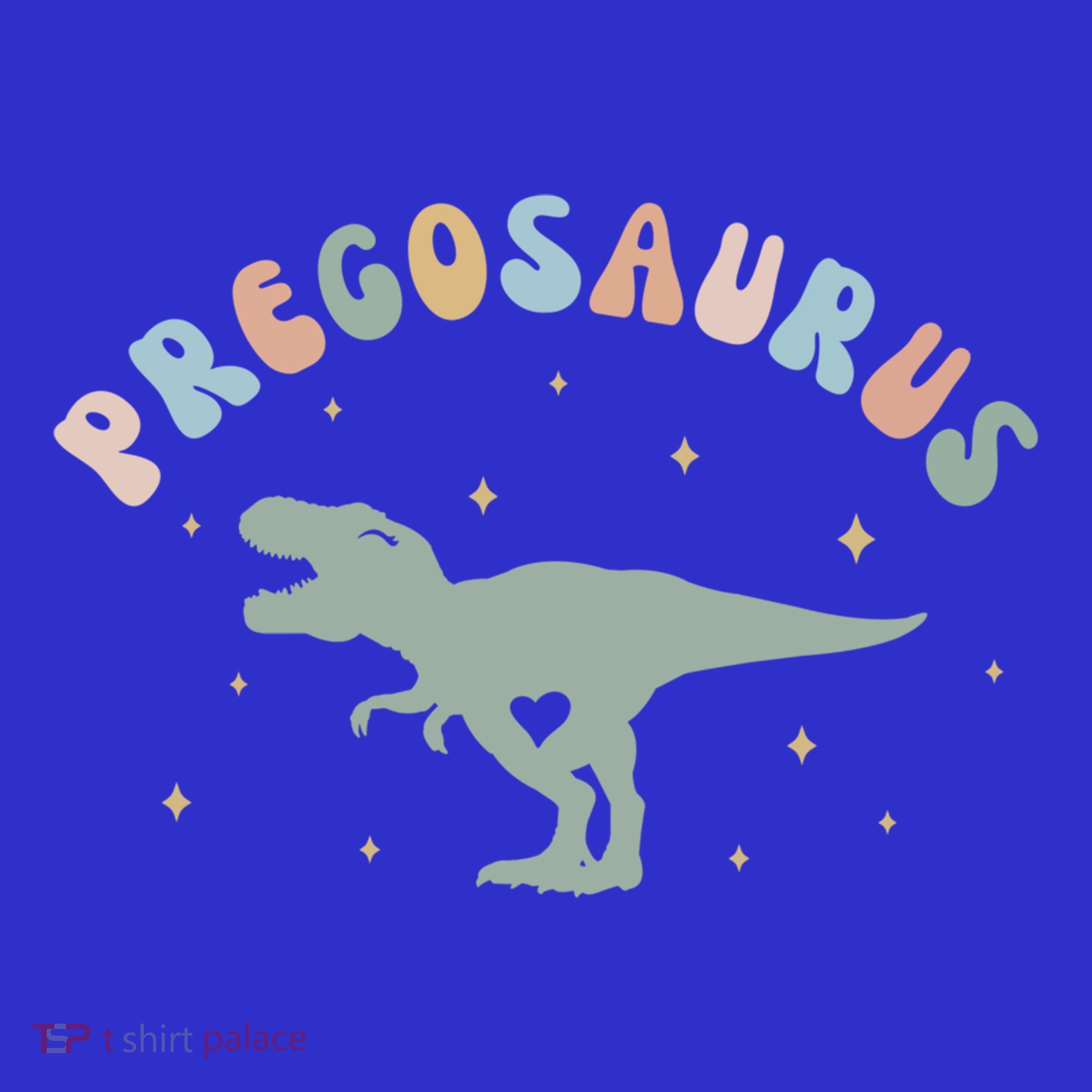 Groovy Pregosaurus Pregnancy Announcet Expecting Mom Gift Women's Tank Top