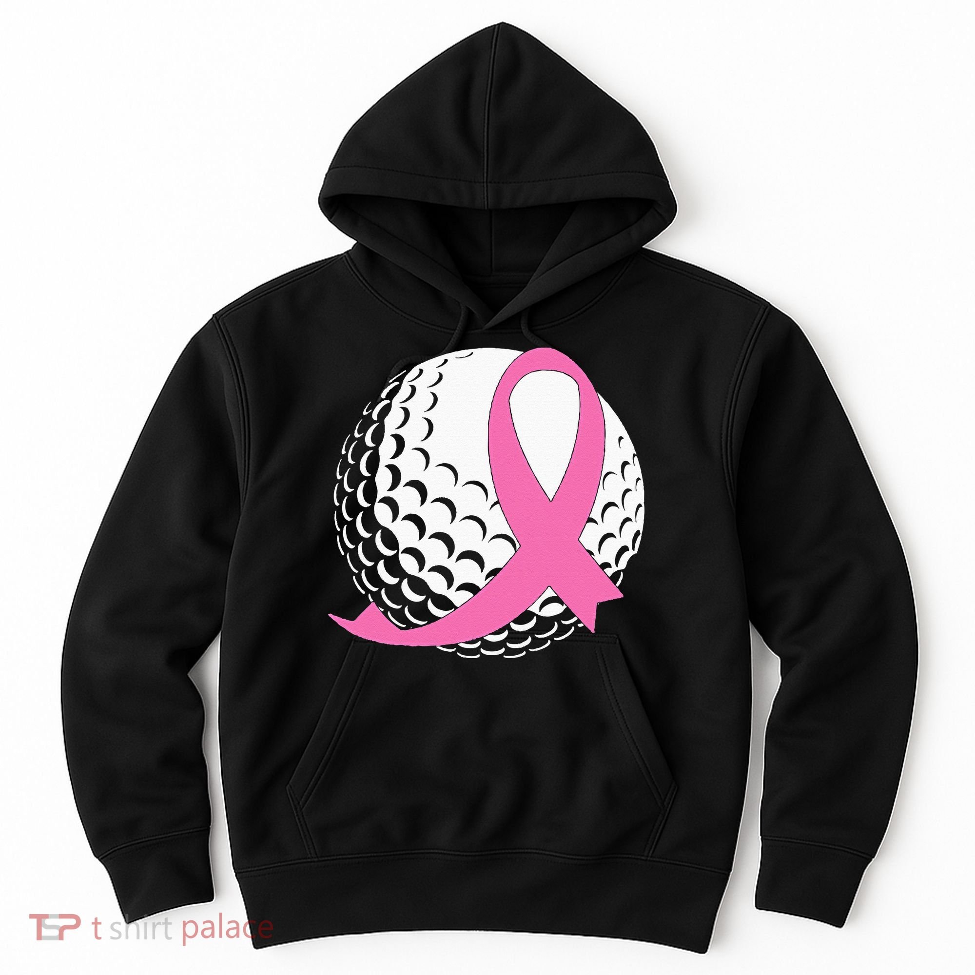 Golf Pink Ribbon Breast Cancer Awareness Hoodie
