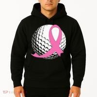Golf Pink Ribbon Breast Cancer Awareness Hoodie thumb 2