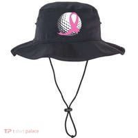 Golf Pink Ribbon Breast Cancer Awareness Bucket Hat thumb 0